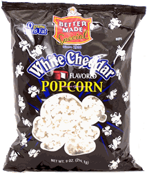 Better Made white cheddar flavored popped popcorn - 7-ounce