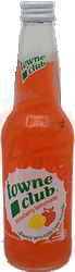 towne club strawberry lemonade soda 12-pack 16-oz. glass bottles