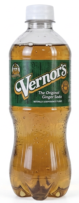 Vernors Ginger Soda (ale) ONE 1/2-liter plastic bottle