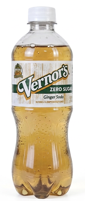 Zero Sugar Vernors Ginger Soda (ale) ONE 1/2-liter plastic bottle