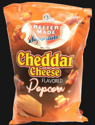 Better Made cheddar cheese flavored popped popcorn - 8-ounce