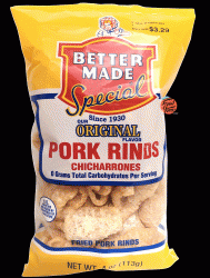 Better Made original pork rinds chicharrones - 4-ounce