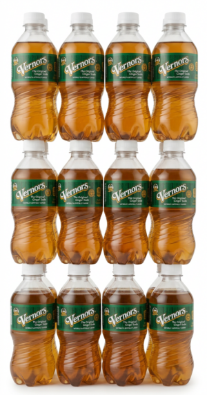 Vernors Ginger Soda (Ale) 8-pack of 3 x 12-ounce plastic bottles