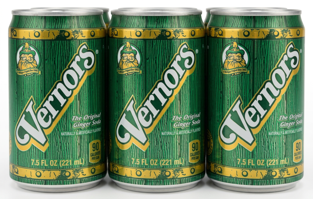 Vernors 6-pack of 7.5 fluid ounce cans