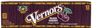 Vernors Black Cherry Ginger Soda (Ale) 12-pack of 12-ounce cans