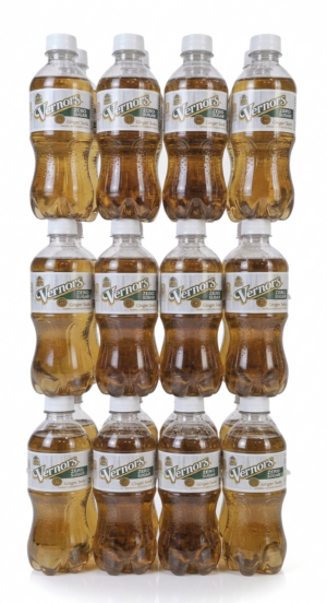 Zero Sugar Vernors Ginger Soda (Ale) 8-pack of 3 x 12-ounce plastic bottles