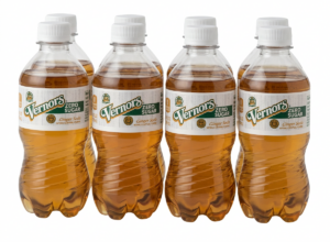 Zero Sugar Vernors Ginger Soda (Ale) 8-pack of 12-ounce plastic bottles
