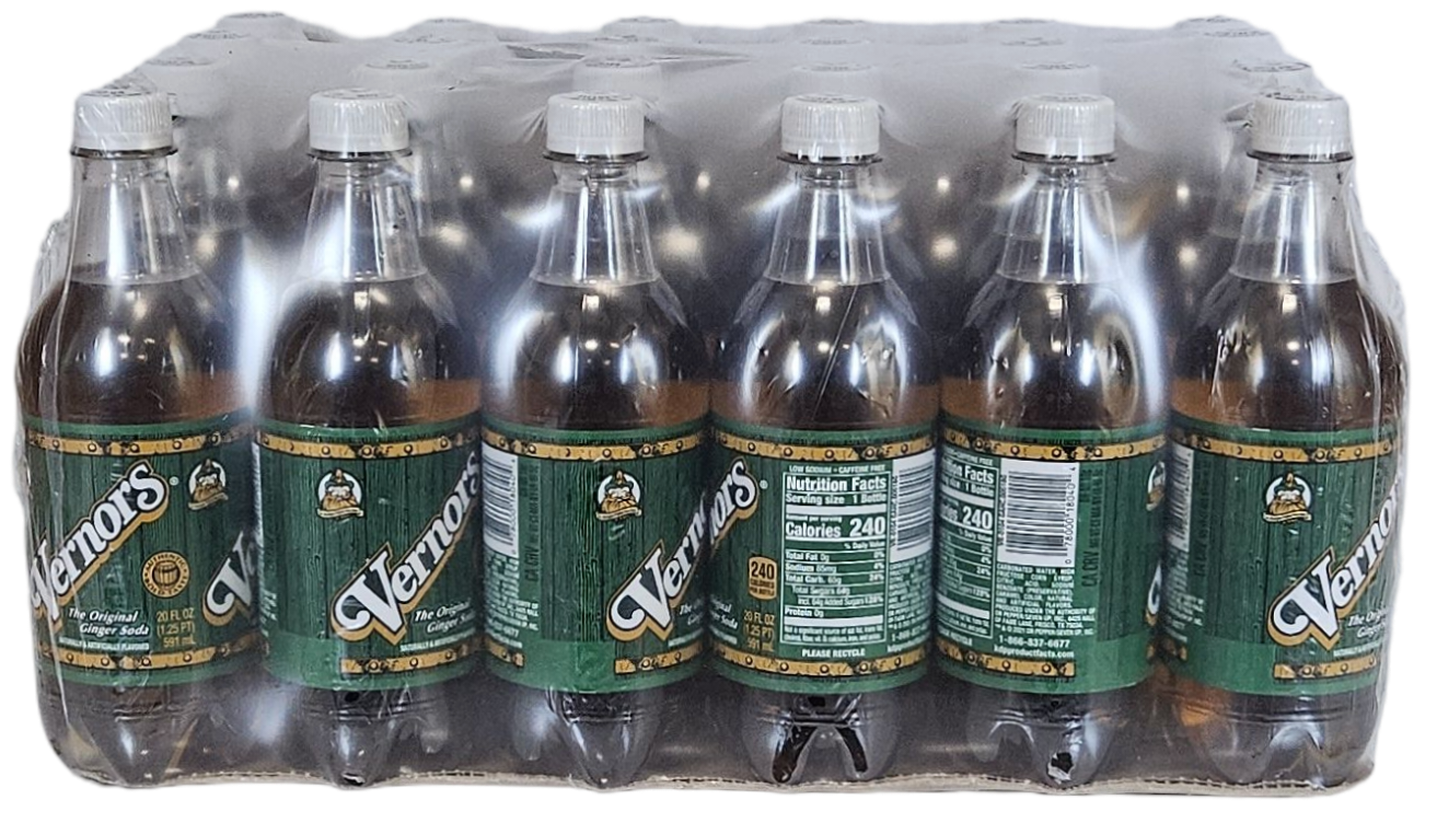 Vernors Ginger Soda (ale) 20-ounce plastic bottles (case of 24) - Image 4