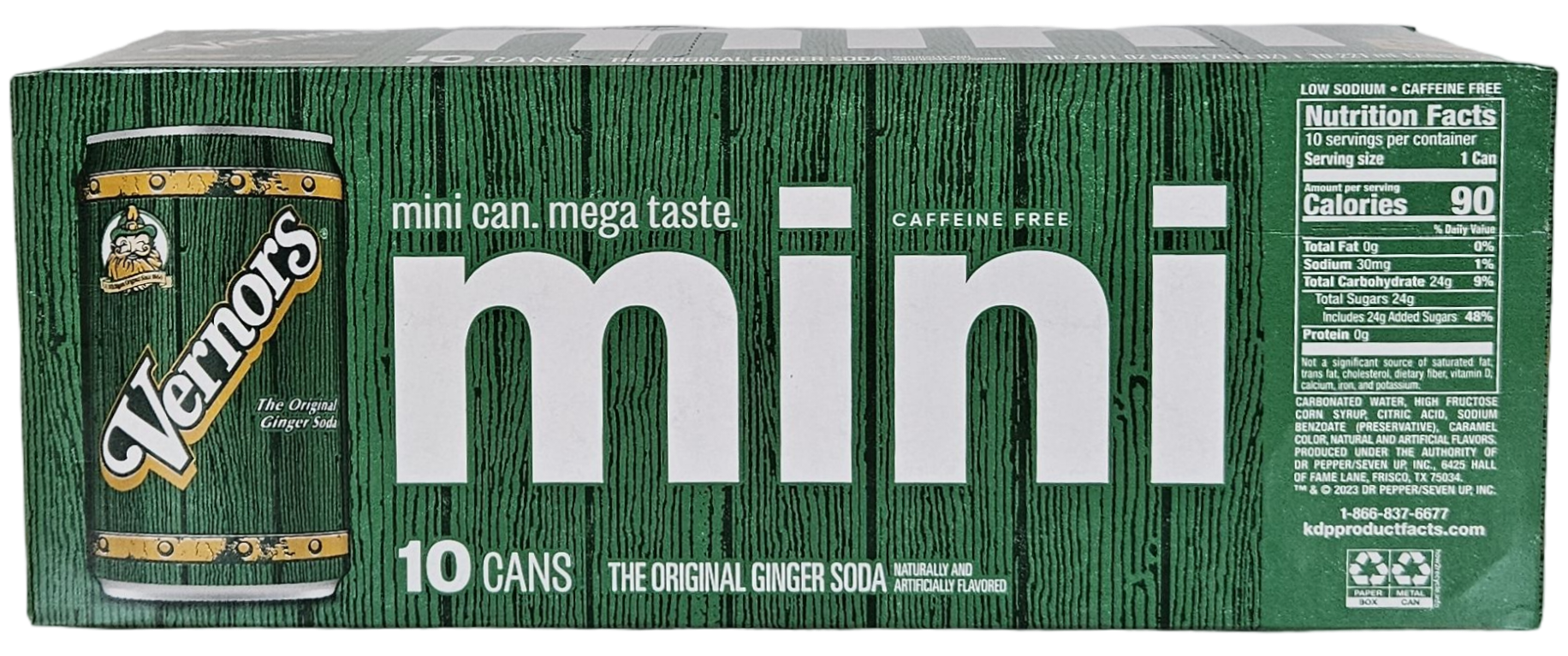 Vernors mini 10-pack of 7.5 ounce cans - Image 3