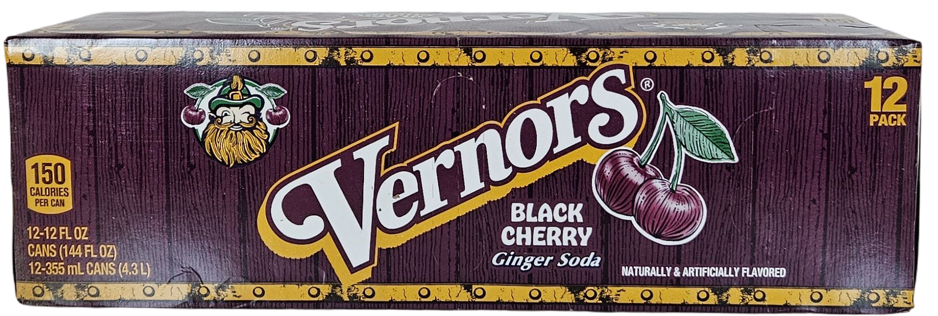 Vernors Black Cherry Ginger Soda (Ale) 12-pack of 12-ounce cans - Image 7