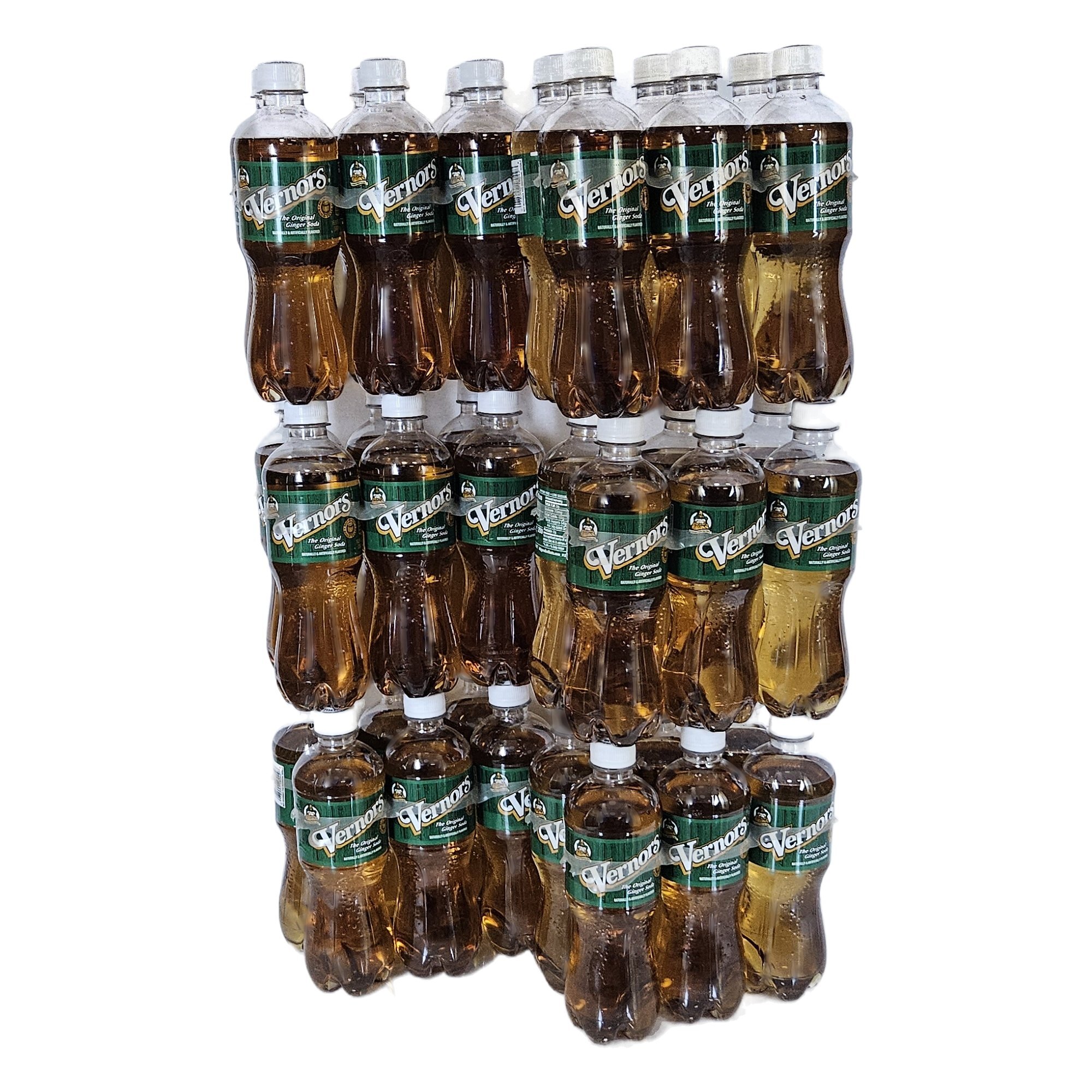 Thirty-six 16.9 oz bottles of Vernors The Original Ginger Soda
